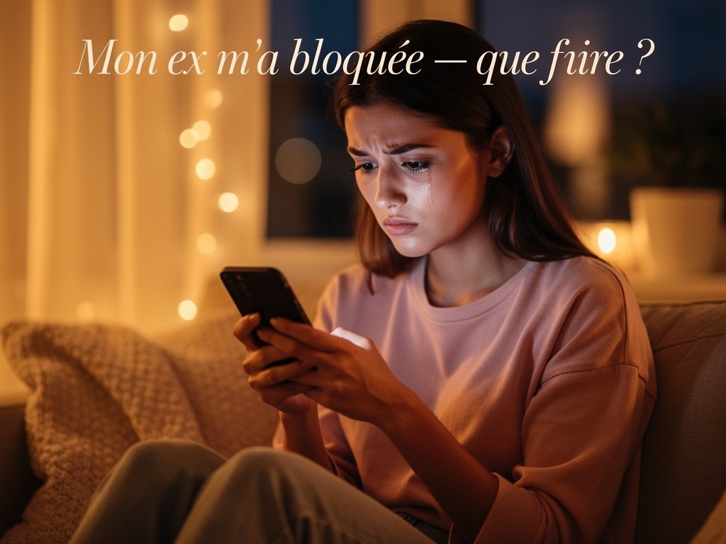 Mon ex m a bloquee que faire ?